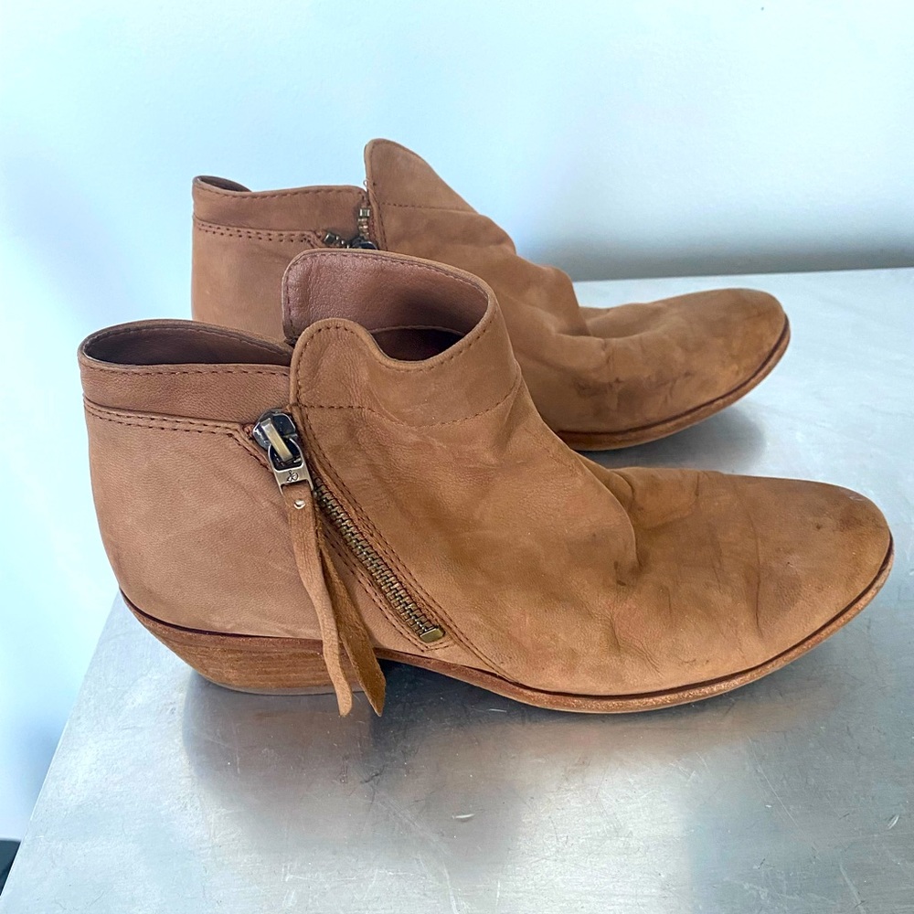 Sam Edelman Tan Booties Size 7.5